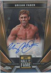 Urijah Faber #HFA-UFA Ufc Cards 2024 Topps Chrome UFC Hall of Fame Autograph Prices