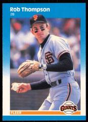 Rob Thompson Baseball Cards 1987 Fleer Glossy Prices