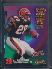 Corey Dillon [Super Rave] #214 Football Cards 1998 Skybox Thunder Prices