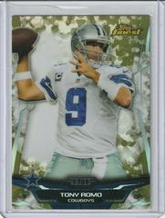 Tony Romo [Camo Refractor] Football Cards 2014 Topps Finest Prices