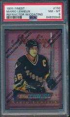 Mario Lemieux [Refractor w/ Coating] Hockey Cards 1995 Finest Prices
