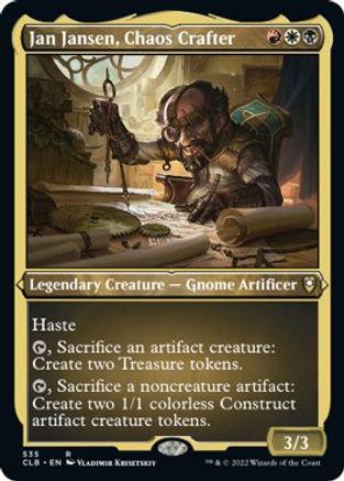 Jan Jansen, Chaos Crafter [Foil] #277 Magic Commander Legends: Battle for Baldur's Gate