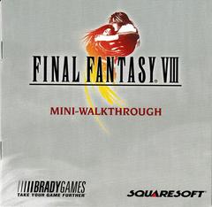 Mini-Walkthrough Manual - Front | Final Fantasy VIII Playstation