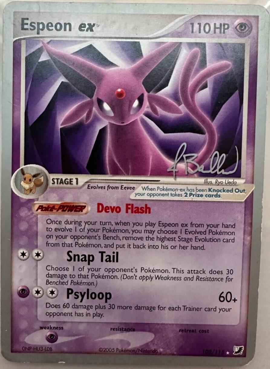 Espeon Ex #102 Pokemon World Championships 2006