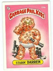 Starin' DARREN #114a 1986 Garbage Pail Kids Prices