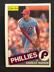 Charles Hudson #379 Baseball Cards 1985 O Pee Chee Prices
