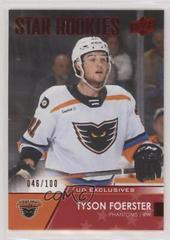 Tyson Foerster [Exclusives] Hockey Cards 2021 Upper Deck AHL Prices