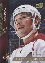 Shane Doan [UD Exclusives] Hockey Cards 2015 Upper Deck Prices