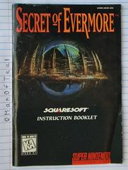 Manual  | Secret of Evermore Super Nintendo