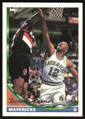 Derek Harper #16 Basketball Cards 1993 Topps Gold Prices