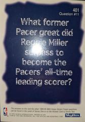 Card Back | Indiana Pacers Basketball Cards 1994 Hoops