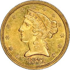 1871 CC Coins Liberty Head Half Eagle Prices