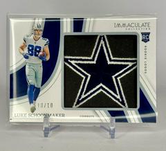 Luke Schoonmaker Football Cards 2023 Panini Immaculate Rookie Logo Prices