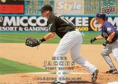 Mike Jacobs #122 Baseball Cards 2008 Upper Deck First Edition Prices