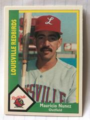 Mauricio Nunez Baseball Cards 1990 CMC Louisville Redbirds Prices