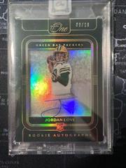 Jordan Love [Autograph Gold] Football Cards 2020 Panini One Prices