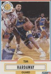  1991 Fleer Basketball Card (1991-92) #65 Tim Hardaway