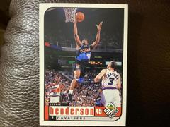 Cedric Henderson Basketball Cards 1998 UD Choice Prices