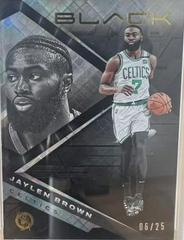 Jaylen Brown [Gold] #13 Basketball Cards 2021 Panini Black Prices