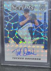 Tucker Davidson #SCR-TD Baseball Cards 2021 Panini Mosaic Scripts Prices