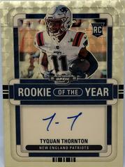 Tyquan Thornton [Rookie of the Year Autograph Gold Vinyl] #ROY-TT Football Cards 2022 Panini Contenders Optic Rookie of the Year Prices