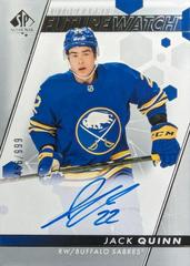 Jack Quinn [Autograph] #108 Hockey Cards 2022 SP Authentic Prices