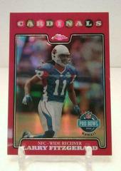 Larry Fitzgerald [Red Refractor] #TC136 Football Cards 2008 Topps Chrome Prices