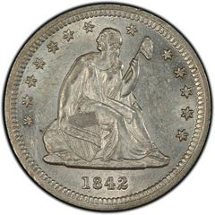 1842 [LARGE DATE] Coins Seated Liberty Quarter Prices
