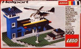 Police Heliport #560 LEGO LEGOLAND