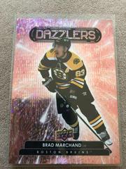 Brad Marchand [Pink] Hockey Cards 2022 Upper Deck Dazzlers Prices