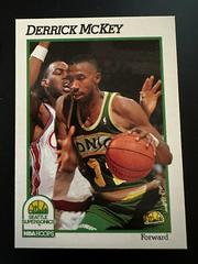 Derrick McKey #201 Basketball Cards 1991 Hoops Prices