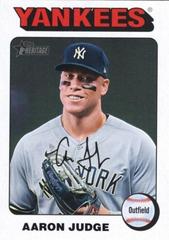 Aaron Judge [White Border] #112 Baseball Cards 2024 Topps Heritage Prices