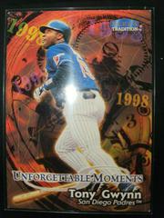 Tony Gwynn #585 Baseball Cards 1998 Fleer Tradition Prices