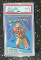 Terrell Owens #RB14 Football Cards 2003 Topps Chrome Record Breakers Prices