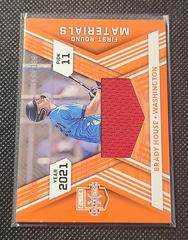 Brady House[Orange] Baseball Cards 2021 Panini Elite Extra Edition First Round Materials Prices