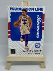 Ben Simmons #8 Basketball Cards 2021 Panini Donruss Production Line Prices