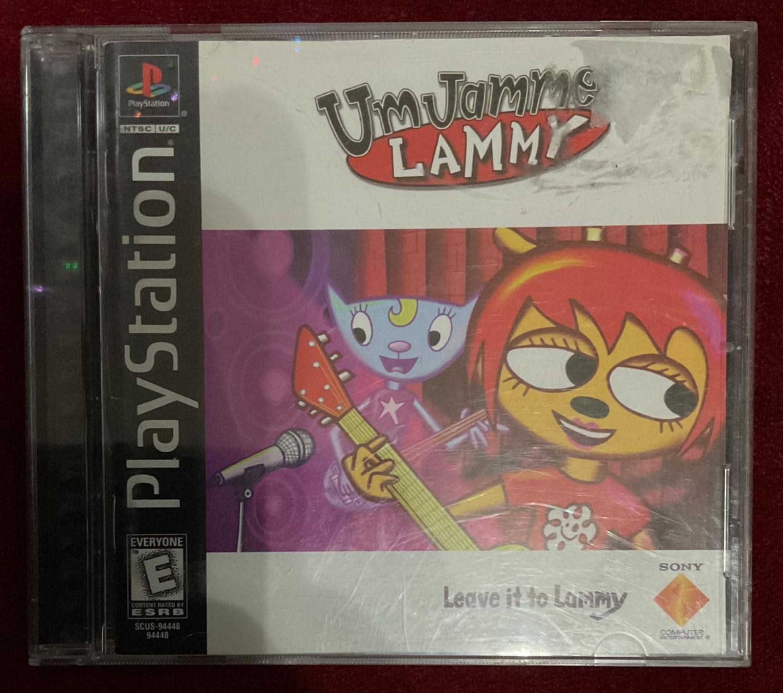 1/3 Um Jammer Lammy
  Saw this at GameXChange last year and could NAWT just pass itup... $60 of birthday money well spent. That's sticker residue in the top right btw, keep forgetting to clean that off.