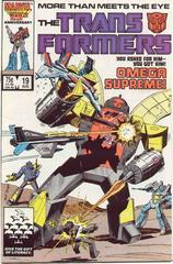 The Transformers #19 (1986) Comic Books Transformers Prices