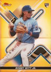 Bobby Witt Jr. [Orange] #62 Baseball Cards 2022 Topps Finest Prices