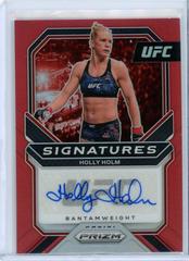Holly Holm [Red] #SG-HHM Ufc Cards 2021 Panini Prizm UFC Signatures Prices
