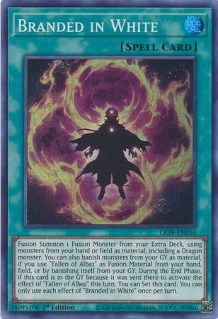 Branded in White [1st Edition] LIOV-EN055 YuGiOh Lightning Overdrive