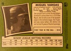 Rear | Miguel Vargas Baseball Cards 2020 Topps Heritage Minor League
