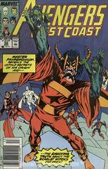 The West Coast Avengers [Newsstand] #52 (1989) Comic Books West Coast Avengers Prices