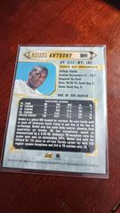Back Of Card | Reidel Anthony [Player's Private Issue] Football Cards 1997 Topps Gallery