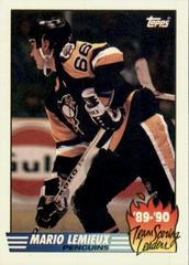 Mario Lemieux #17 Hockey Cards 1990 Topps Team Scoring Leaders Prices