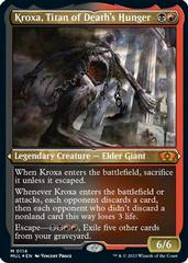 Kroxa, Titan of Death's Hunger [Foil Etched] #114 Magic Multiverse Legends Prices