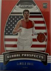 LaMelo Ball [Red White Blue Prizm] #98 Basketball Cards 2020 Panini Prizm Draft Picks Prices