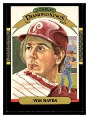 Von Hayes Baseball Cards 1987 Donruss Diamond Kings Prices