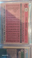 Back  | Hal Dues Baseball Cards 1981 Topps