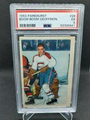 Boom Boom Geoffrion Hockey Cards 1953 Parkhurst Prices